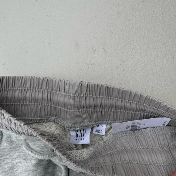 GAP Boys Small (6-7) Cotton Sweat Pants NWT 2-Pairs Brand New (Grey) - Picture 5 of 11